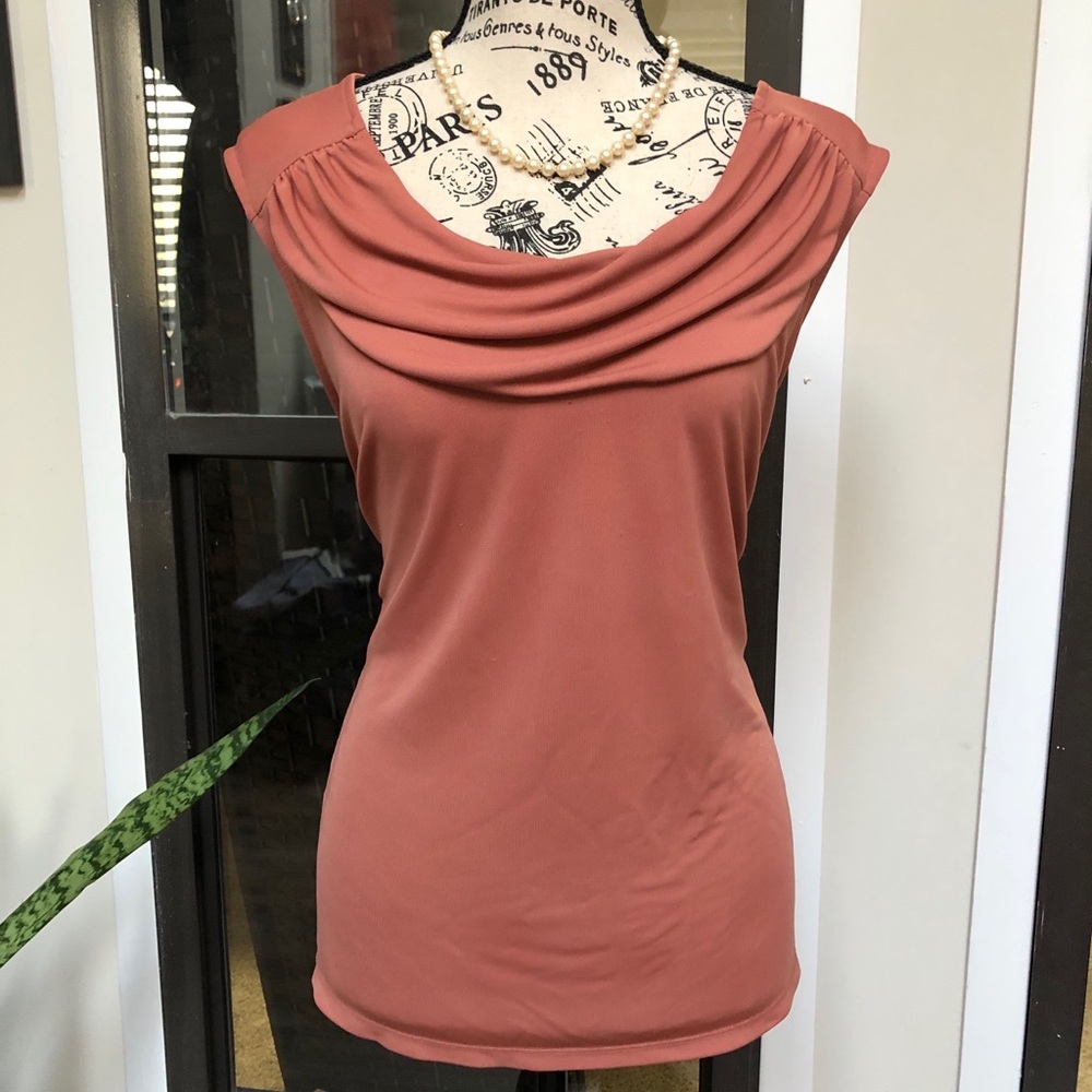 Salmon Nine West Blouse 1x